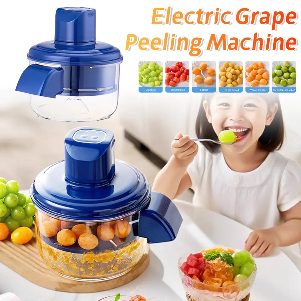 Automatic Electric Grape Peeler Electric Rechargeable Fruit Peeling Machine Hands-Free Skin Remover Home Kitchen Supplies Kitchen Gadgets - HASHTAG