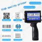 12.7MM Portable Handheld Inkjet Printer Production Date Barcode Label Coding Machine Batch Number QR Permanent Quick Drying