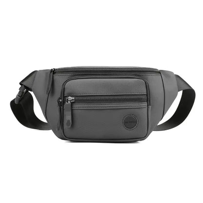 Fashion Man Waist Bag Fanny Pack Waterproof Chest Pack Outdoor Sports Crossbody Bag Casual Travel Male Belt Bag Hip Waist Packs-6