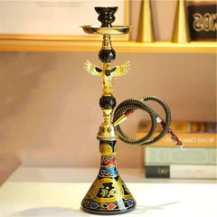 WE PUFF Smoking Pipe Hookah Set with Tobacco Bowl Water Pipe Narguile Complete Кальян Kit for Sheesha Shisha Smoke Accessories HASHTAG BAR TABACCHI