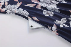 Elegant Retro A-line Dress, Short Sleeve Casual Dress For Spring & Summer, Women's Clothing HASHTAG