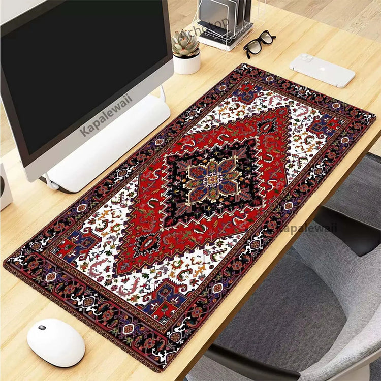 Persian Carpet Mysterious Retro Mouse Pad Pc Gamer Mousepad Rubber Mouse Mat Gaming Speed Keyboard Pads Office Rubber Desk Mat