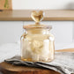 Stained Glass Sealed Jar Love Glass Bottle Household Transparent With Lid - HASHTAG
