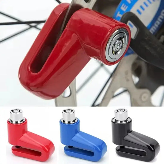 Anti-Theft Motorcycle Disc Brake Lock | Safety Wheel Lock for Mountain & Road Bikes | Includes 2 Keys