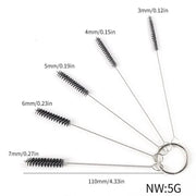 1Set Nylon Stainless Steel Tobacco Smoking Cleaning Brushes Accessory For Tobacco Pipe Smoke Tube Cleaning Tools HASHTAG