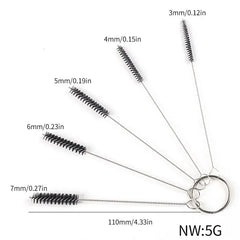 1Set Nylon Stainless Steel Tobacco Smoking Cleaning Brushes Accessory For Tobacco Pipe Smoke Tube Cleaning Tools HASHTAG