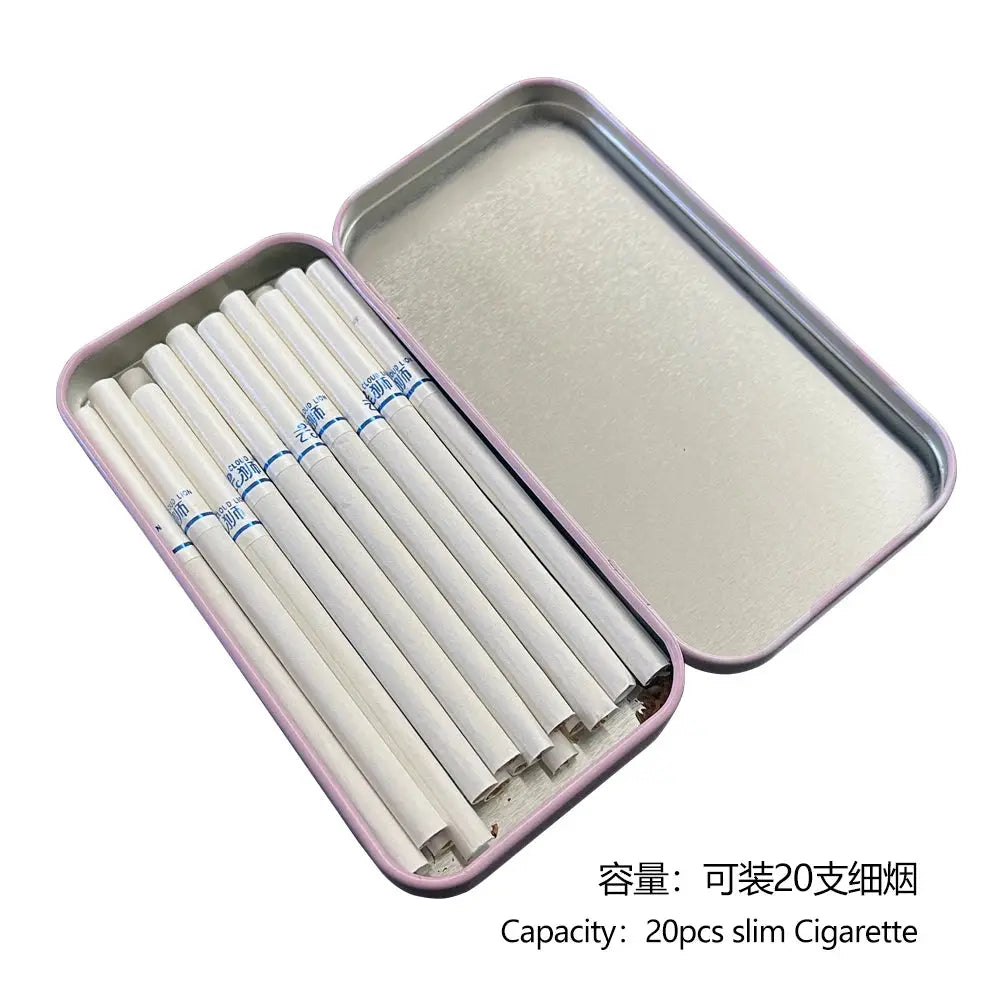 2025 NEW Creative Special Long Smoke Box Slim Cigarette Case Portable Can Cover Hand Cigarettes Sleeve Pocket Accessories Tool - HASHTAG