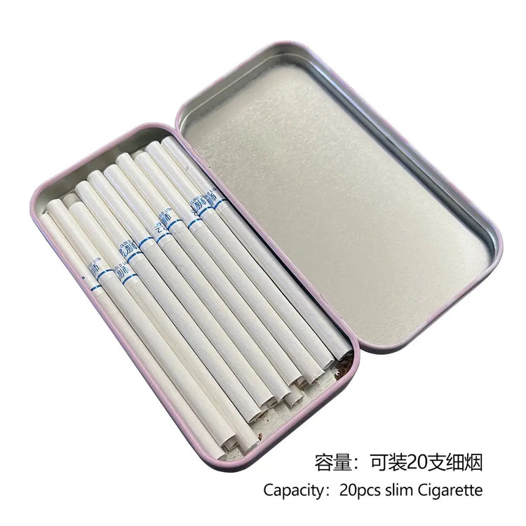 2025 NEW Creative Special Long Smoke Box Slim Cigarette Case Portable Can Cover Hand Cigarettes Sleeve Pocket Accessories Tool - HASHTAG
