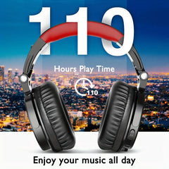 OneOdio Wireless Wireless Headphones + Wired Gaming Headset 2-in-1, Over-Ear Music Hi-Res Sound Computer Gaming Headphones Universal Long Battery Life 110 Hours, Gaming Headphone/headset, Headphones HASHTAG