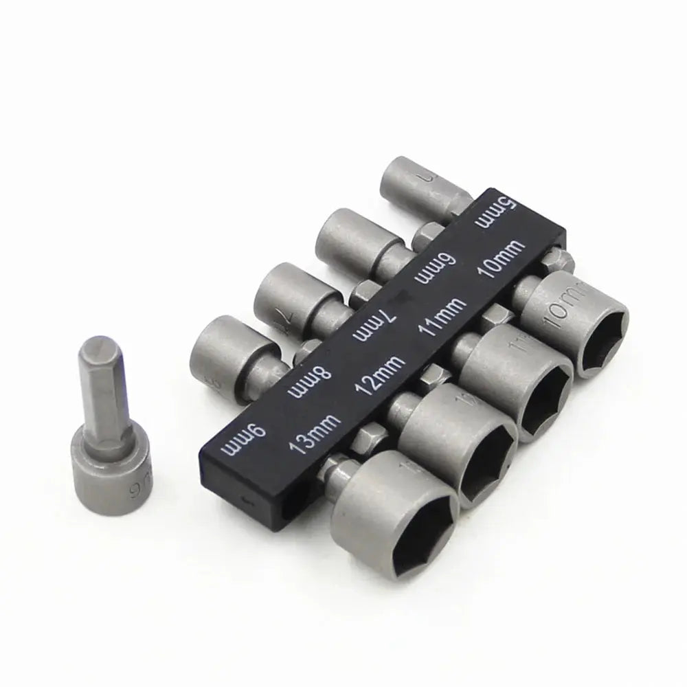 9/14PCS Hexagon Nut Driver Drill Bit Socket Screwdriver Wrench Set Drill Bit Adapter for Electric Screwdriver Handle Tool - HASHTAG