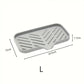 Silicone Faucet Mat Kitchen Sink Tray Soap Dispenser Sponge Drain Pad Sink SplashDrying Mat Countertop Storage Tray SoapTray HASHTAG