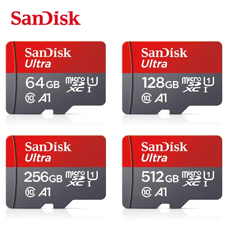 100% Original SanDisk Micro tf SD Card Class 10 TF Card 32GB 64GB 128GB Memory Card for Phone Tablet Flash Card HASHTAG