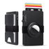TOYFID All-Aluminum Pop Up Slide Rfid Slim Card Holder Wallet With Airtag Holder-0