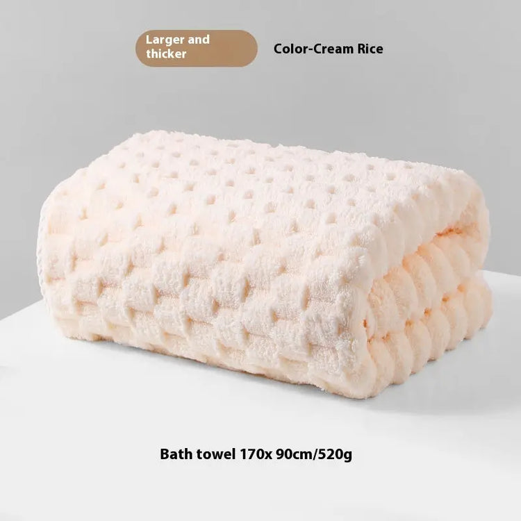 Bath Towel Drizzling Plus-sized Thick Class A Coral Fleece - HASHTAG