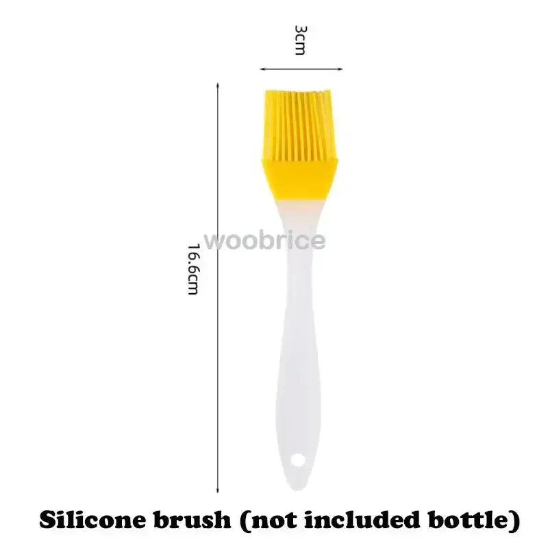 2in1 Kitchen Spray Oil Dispenser Oil Sprayer Polisher Or Only Brush Spray for Air Fryer Salad Grilling Roasting Cooking Kitchen HASHTAG