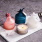 ZIGZAG GLASS POT SCENTED CANDLE Liebe - Making Life Easier