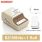 B21 Mini Portable Thermal Label Printer Mini Adhesive Sticker Printers for Home Office for Mobile Phone NEW