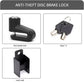 Anti-Theft Motorcycle Disc Brake Lock | Safety Wheel Lock for Mountain & Road Bikes | Includes 2 Keys