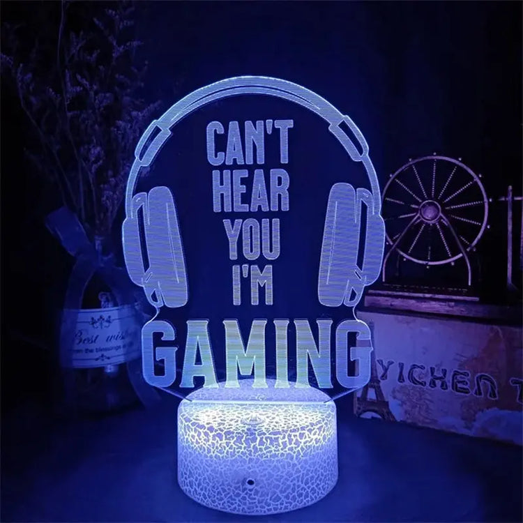 3D LED Gaming Setup RGB Lamp USB Powered Gaming Room Children&