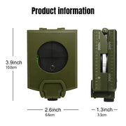 [Accurate Military Compass For Hiking] Multifunctional Luminous Dial Waterproof Anti-fog Accurate Military Compass For Hiking Camp HASHTAG
