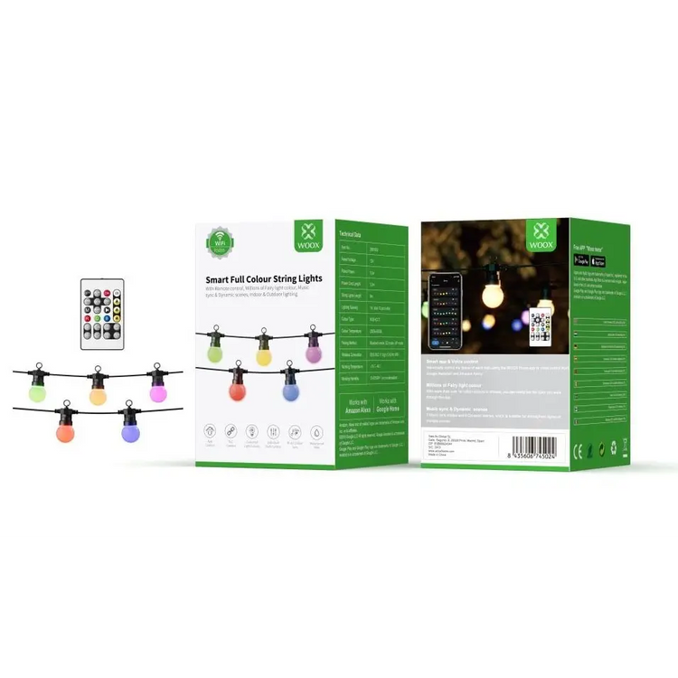 Woox Smart Home kültéri Party fényfüzér (R5195) (R5195)-0