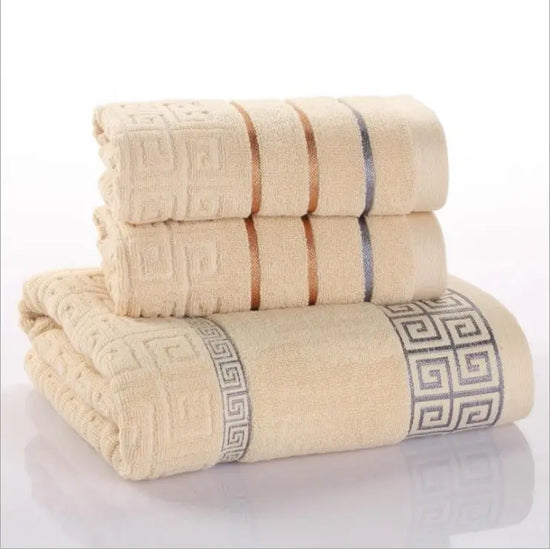 Three-piece Cotton Towel Set Liebe - Making Life Easier