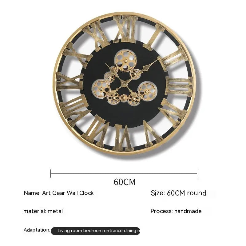 Clock Decorative Creative Mechanical Style Liebe - Making Life Easier