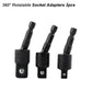 Clearance_Electric Hammer Adapter Power Drill Screwdriver Converter SDS Plus Convert to 1/4 Hex Shank Magnetic Socket Nut Impact