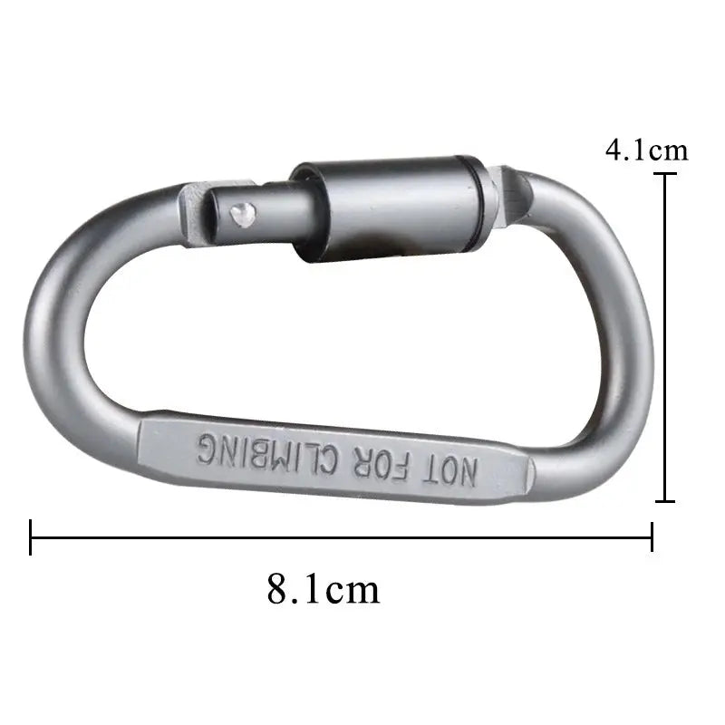 4-6PCS Carabiner Set For Key Camping Survival EDC Outdoor Keychain Clip Alloy Aluminum Tactical Caribiner Hook Karabiners - HASHTAG