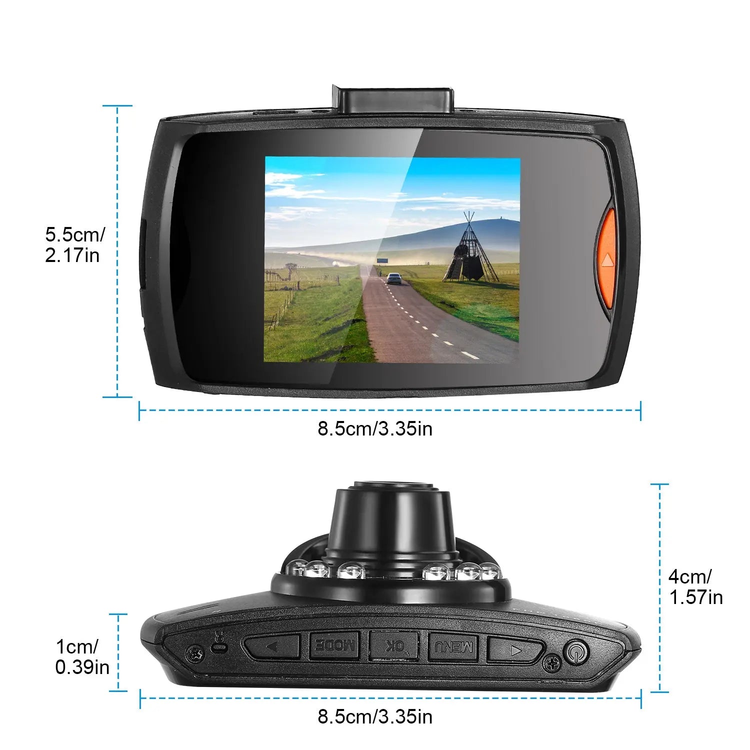 1080P Car DVR Camera Dash Cam Camcorder 90 Degree Angle Loop Recording Night Vison AliExpress