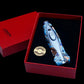 Jobon New High-powered Flamethrower Metal Inflatable Windproof Blue-flame Cigar Lighter Men&