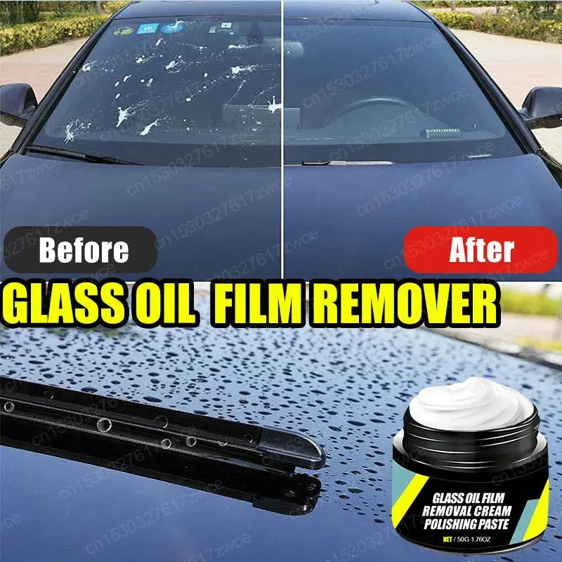 Car Glass Polish Coating Kit for Windshield Oil Film Removal Paste Car Glass Water Repellent Anti Rain Hydrophobic Cleaning Kits - My Hashtag Shop