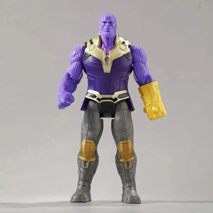 Avengers Anime Action Figure Spiderman Iron Man Captain America Marvel PVC Doll Boys Kids Toys Children Christmas Birthday Gifts - HASHTAG