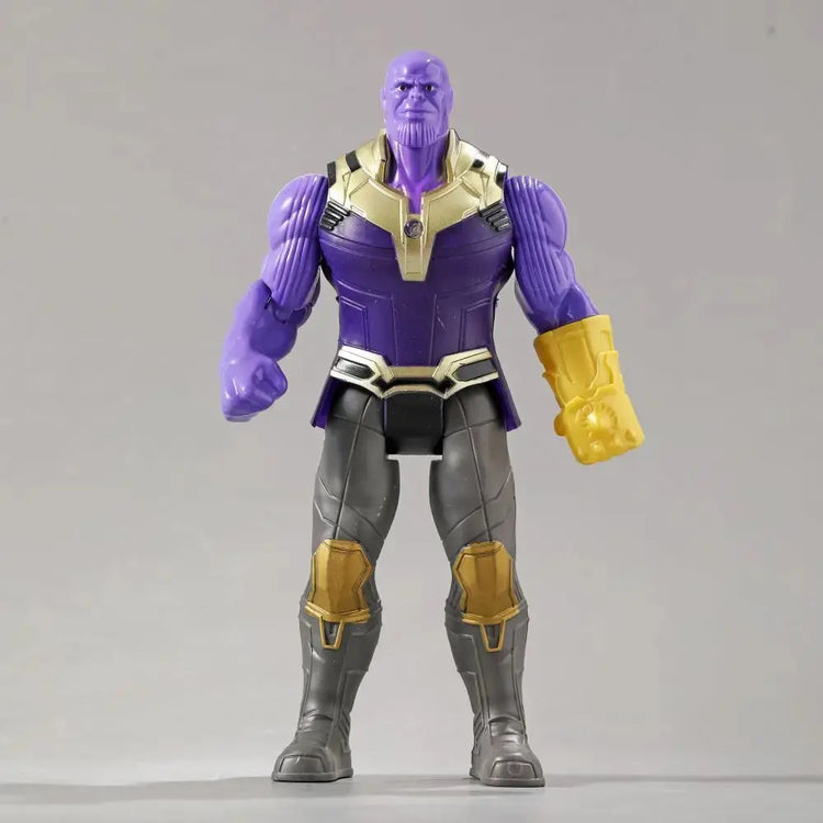 Avengers Anime Action Figure Spiderman Iron Man Captain America Marvel PVC Doll Boys Kids Toys Children Christmas Birthday Gifts - HASHTAG