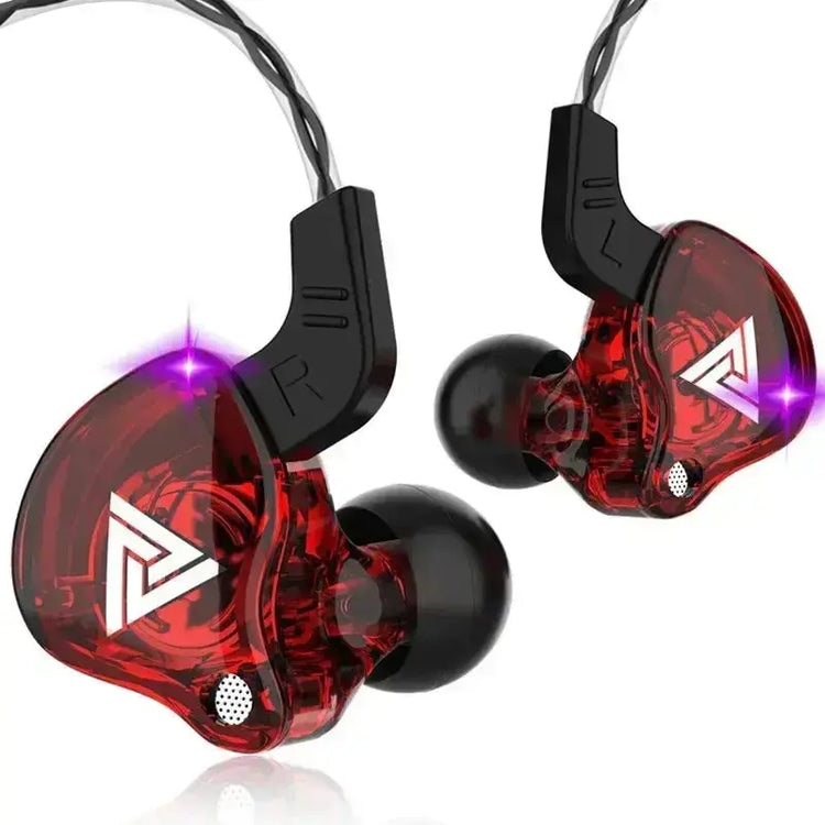 Original QKZ AK6 In Ear Earphone 6 Dynamic Driver Unit Headphone With Mic Stereo Sports HIFI Subwoofer Headset Monitor Earbuds HASHTAG
