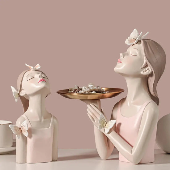 Bubble Girl Resin Ornaments Nordic Creative Home Liebe - Making Life Easier