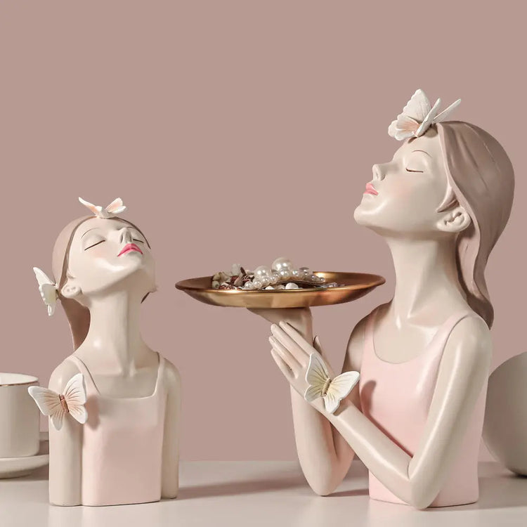 Bubble Girl Resin Ornaments Nordic Creative Home Liebe - Making Life Easier