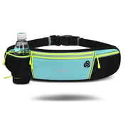 Luan Miao Sports Waist Pack - Black & White, Waterproof Polyester, Adjustable Strap, Multi-Pocket Design for Running, Hiking, and Fitness, Outdoor Gear | Adjustable Waist Pack | Durable Zipper Closure, Running Gear HASHTAG