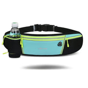 Luan Miao Sports Waist Pack - Black & White, Waterproof Polyester, Adjustable Strap, Multi-Pocket Design for Running, Hiking, and Fitness, Outdoor Gear | Adjustable Waist Pack | Durable Zipper Closure, Running Gear HASHTAG