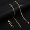 3.5-7MM Wide Stainless Steel Necklaces For Men Punk Cuban Link Chain Choker Women Hip Hop Fashion Party Jewelry Accessories HASHTAG