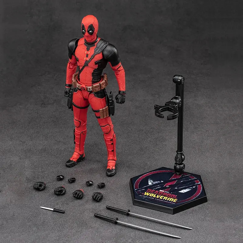 New ZD Toys Deadpool & Wolverine Model 7in 1/10 Action Figures Deadpool Model Marvel Superheroes Collection Ornaments Boys Gifts - HASHTAG