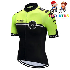 Summer New 2026 Kids Bike Shirts Suit Cycling Jersey Set Boys Girl Road Bike Abbigliamento Da Ciclismo Bambini Quick Dry Pants HASHTAG