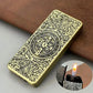 Constantine Relief Ultra Thin Retro Grinding Wheel Lighter Metal Jet Flame Inflatable Lighter Cigarette Accessories Men&