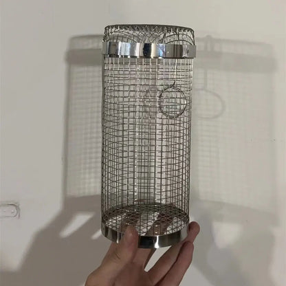 Rolling Grilling Basket Metal BBQ Barbecue Basket Netto Portable Outdoor Camping Barbecue Rack Cucina Gadgets AliExpress