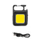 Super Bright Mini COB Keychain Portable light Flashlight Charging Lamp Camping Lights with Magnet 4 Lighting Modes Forwork Light - HASHTAG