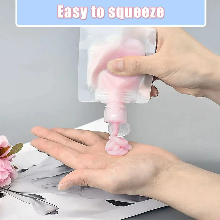 Transparent Travel Portable Fluid Makeup Packing Bag Sub-packing Storage Bag - HASHTAG