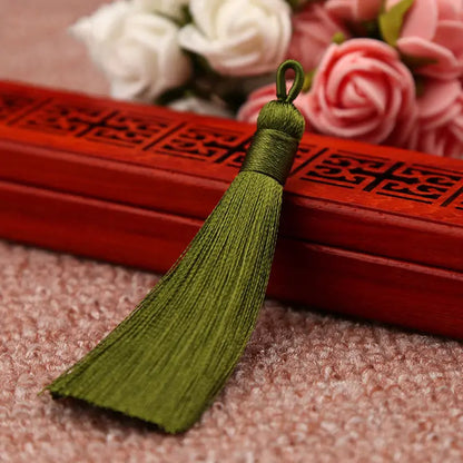 Bookmark Polyester Faux Ice Silk Coil Tassel Chinese Design - HASHTAG