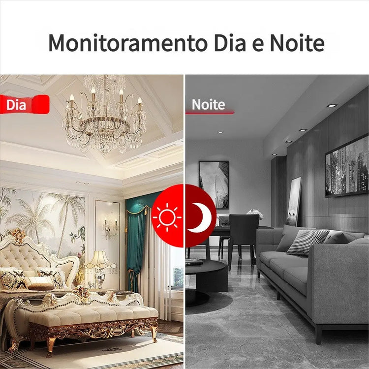 Yoosee Telecamera di sicurezza IP panoramica con lampada - My Hashtag Shop
