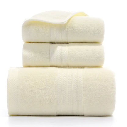 Pure Cotton Towels Three-piece With Hand Bath Towel Class - HASHTAG