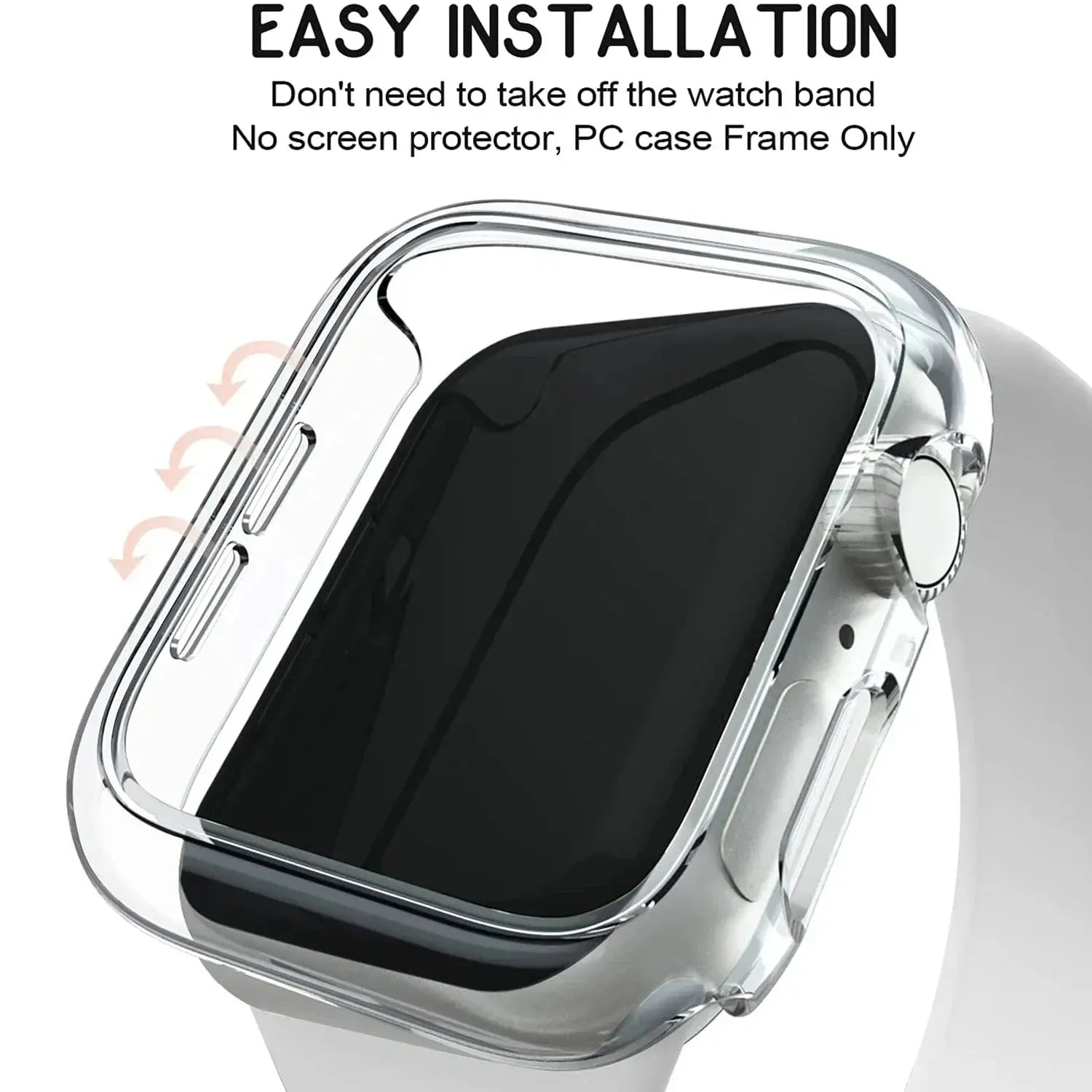 Custodia per Apple Watch Case 45mm 41mm 44mm 40mm 42mm - My Hashtag Shop